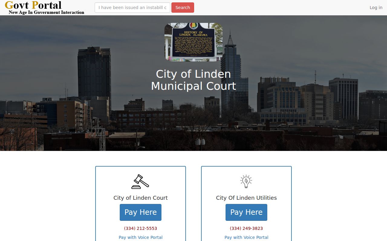 Linden criminal records municipal ticket search